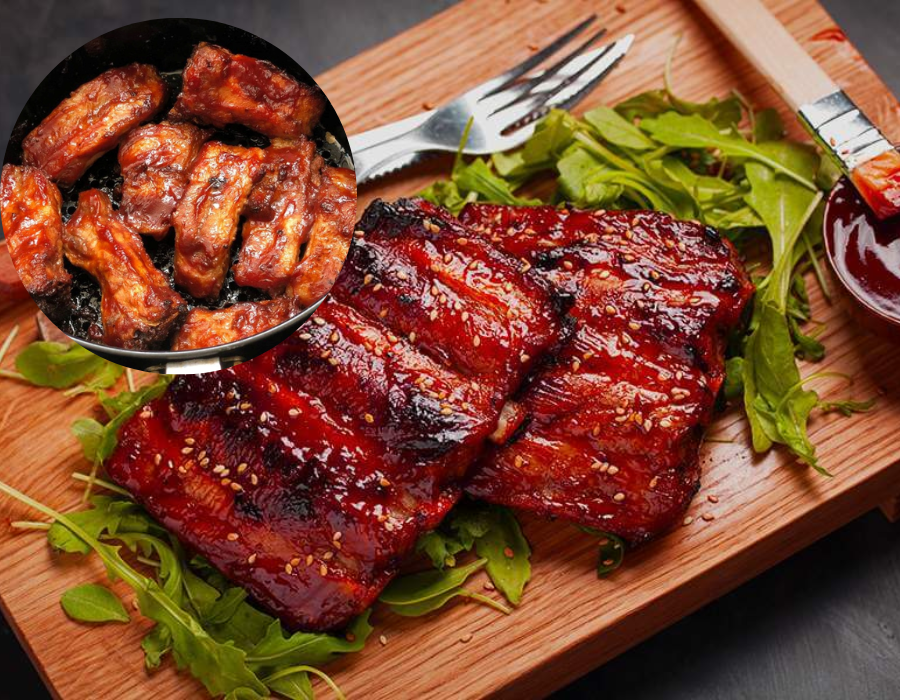 Sườn Nướng Sốt BBQ
