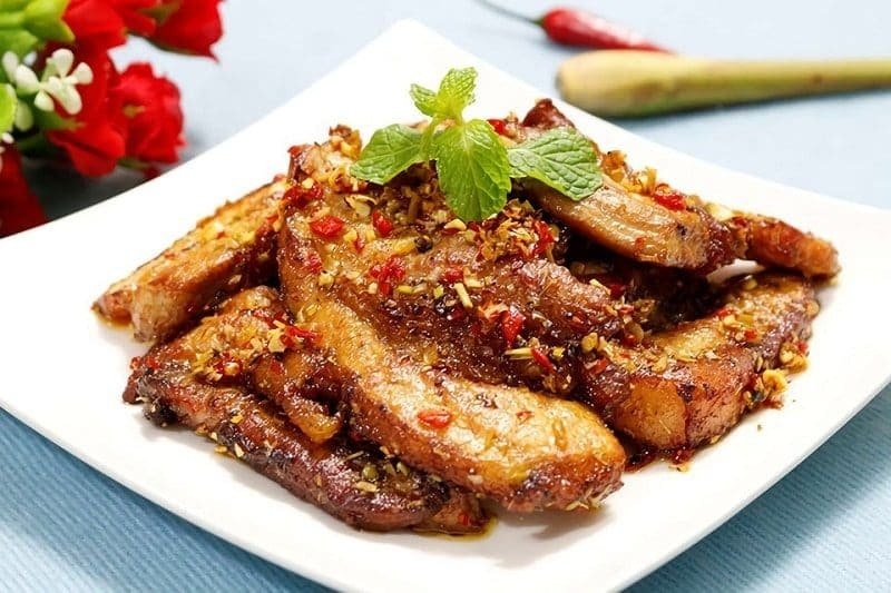 Ba Chỉ Nướng Sa Tế